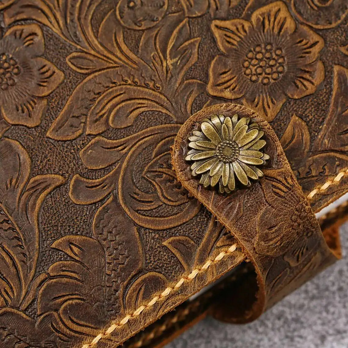 ✨ Currently being restocked. Thank you for your patience!✨ Custom Leather Bible Cover – Embossed KJV Holy Bible Case with Optional Engraving | Hand-Stitched Christian Gift for Women