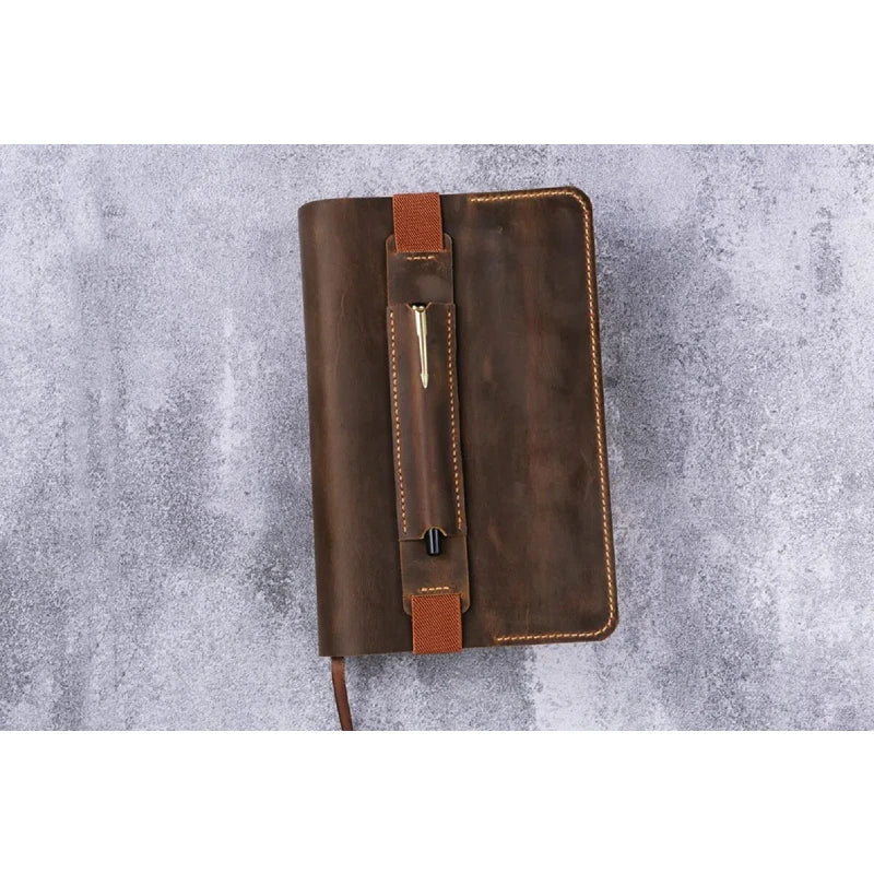 ✨Currently being restocked. Thank you for your patience!✨ Custom Leather Bible Cover for KJV – Free Engraving | Christian Gift for Him & He