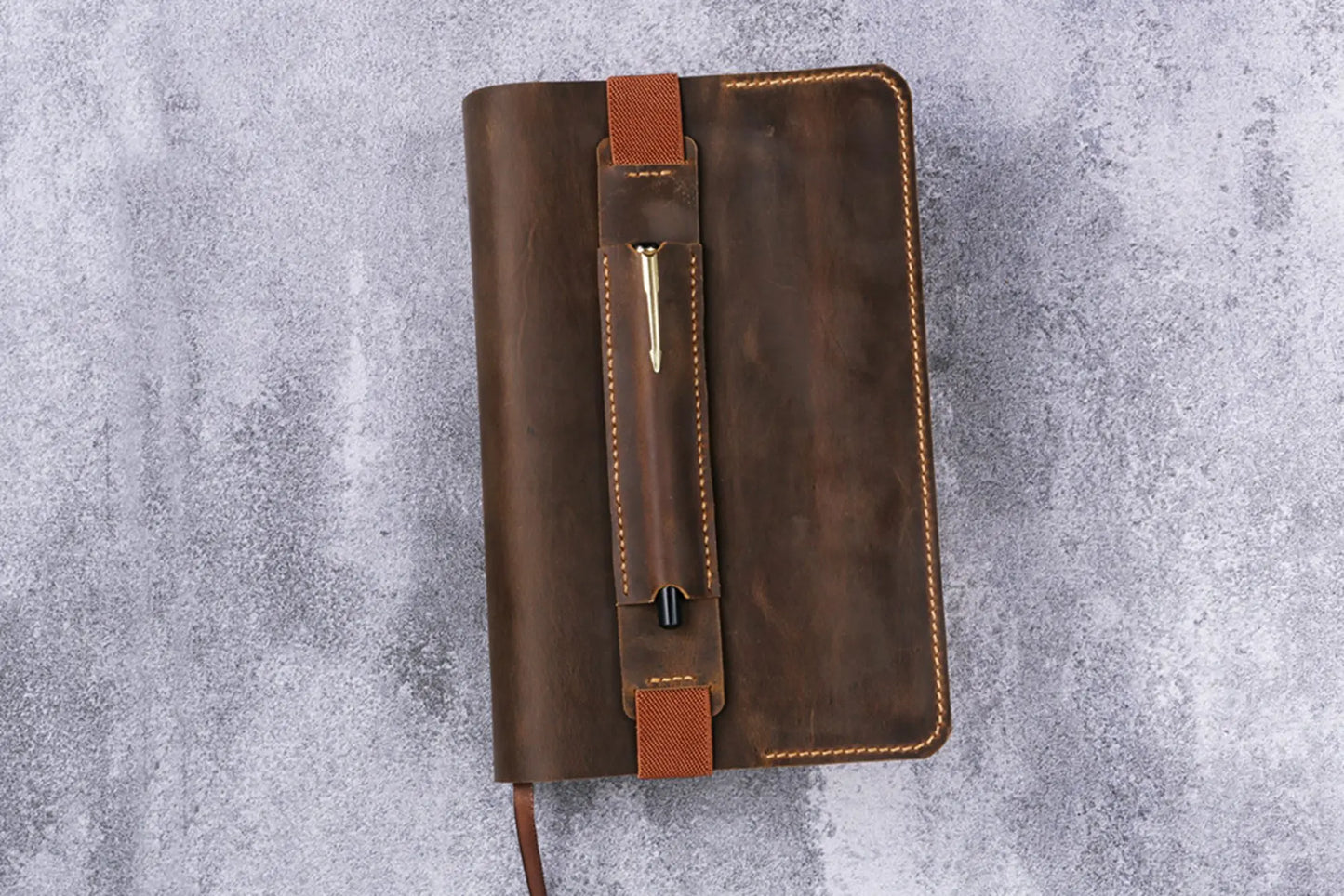 ✨Currently being restocked. Thank you for your patience!✨ Custom Leather Bible Cover for KJV – Free Engraving | Christian Gift for Him & He