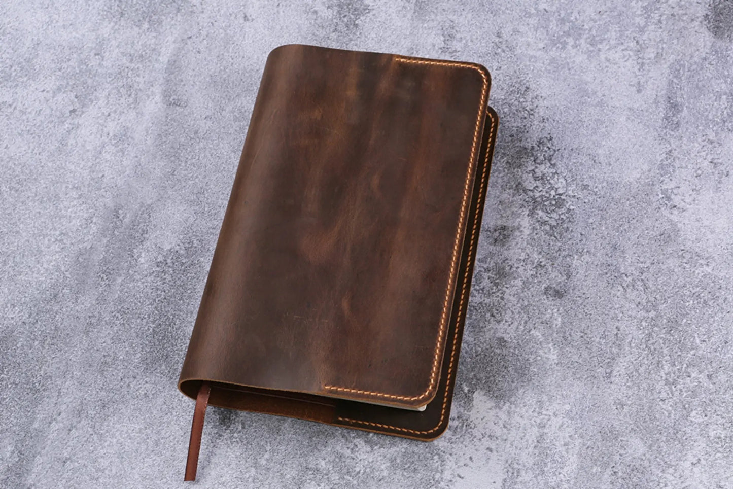 ✨Currently being restocked. Thank you for your patience!✨ Custom Leather Bible Cover for KJV – Free Engraving | Christian Gift for Him & He