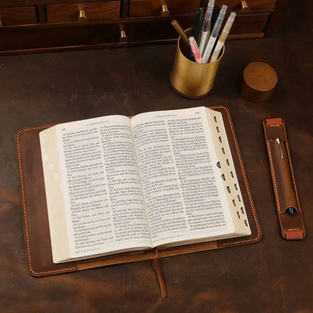 personalised bible cover