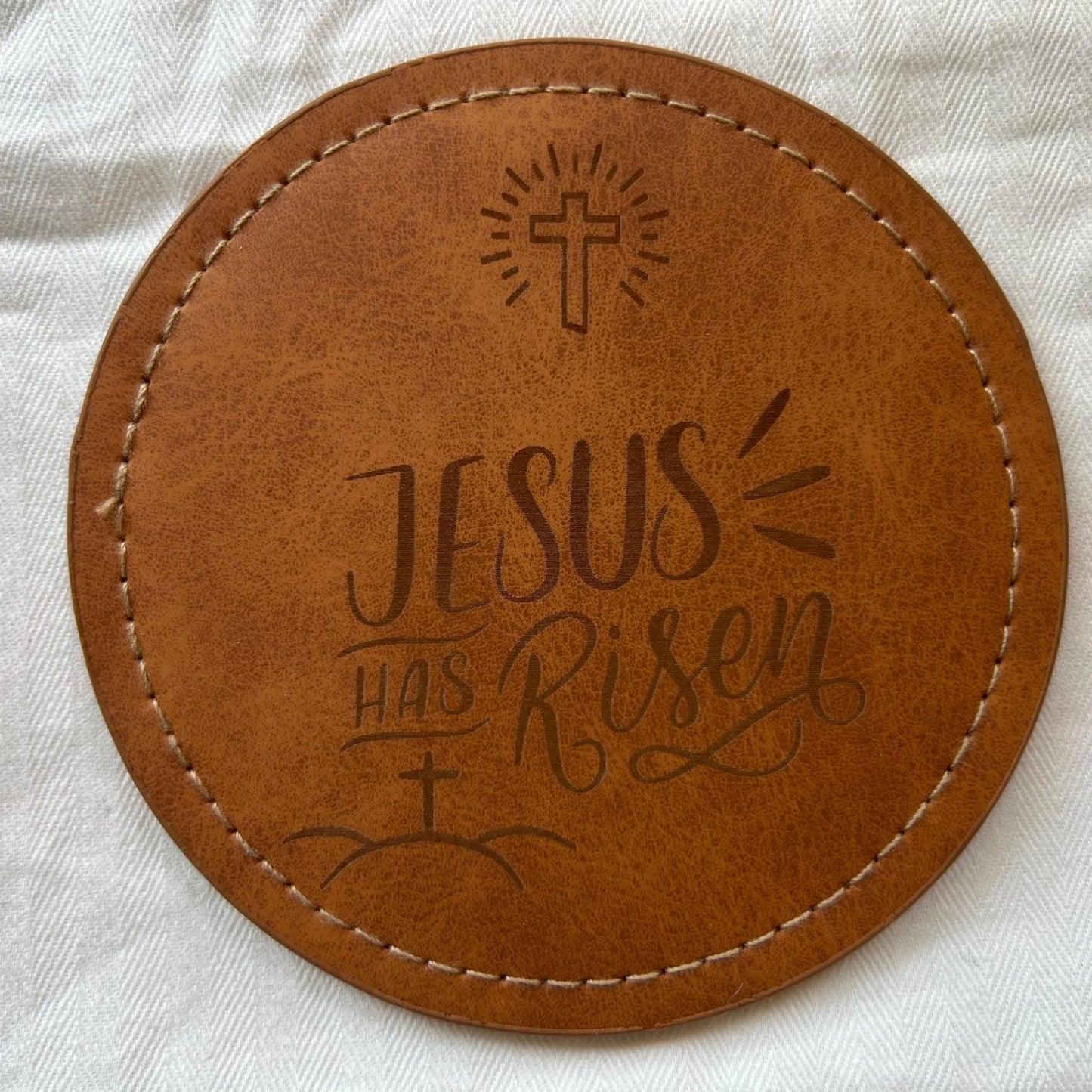 🚚🇺🇸 Ships from  CA-USA /  Handmade Christian Coaster Set(4pcs) |Scripture-Inspired Gifts  | Custom – Your Verse Your Name
