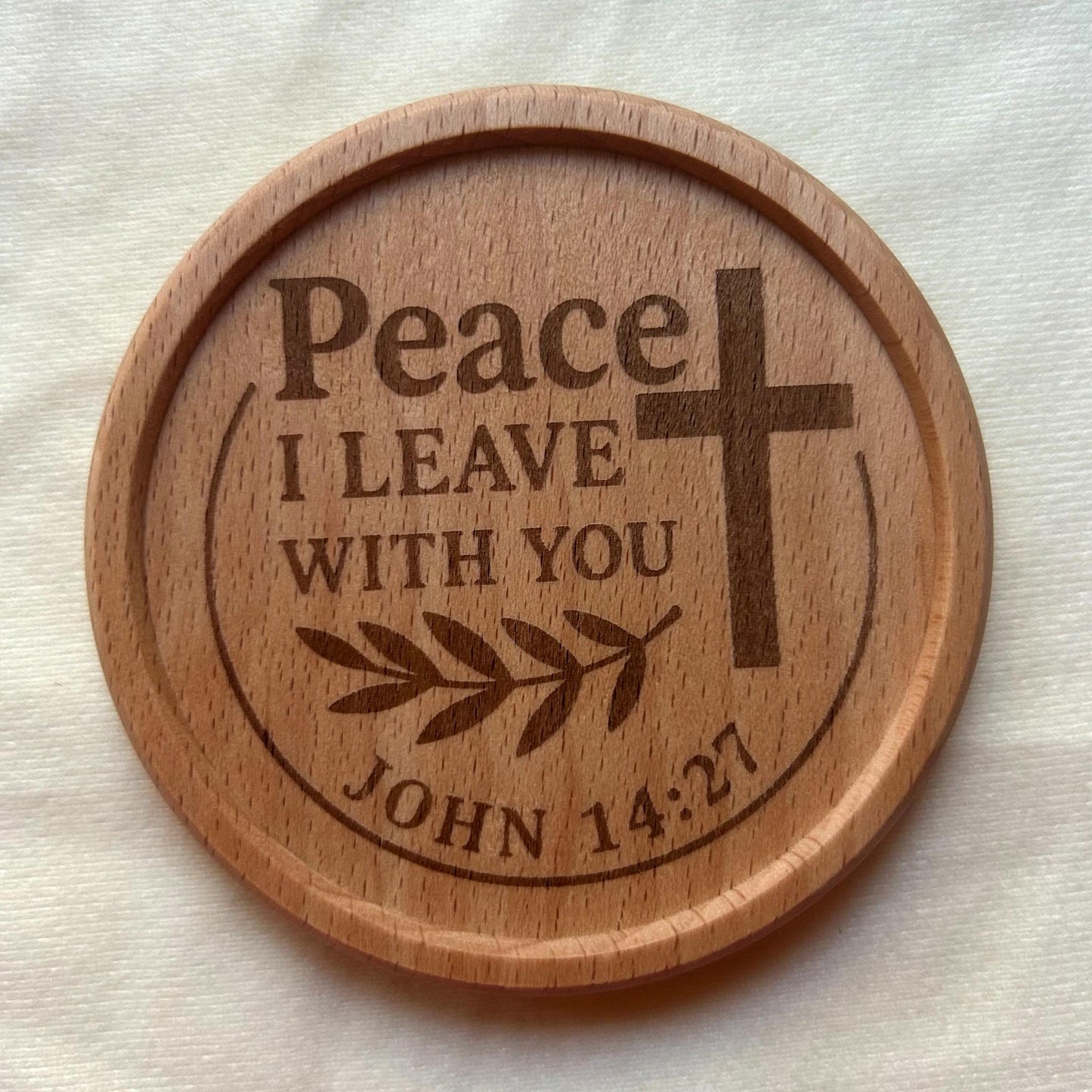Grooved Walnut Coasters Christian Gifts