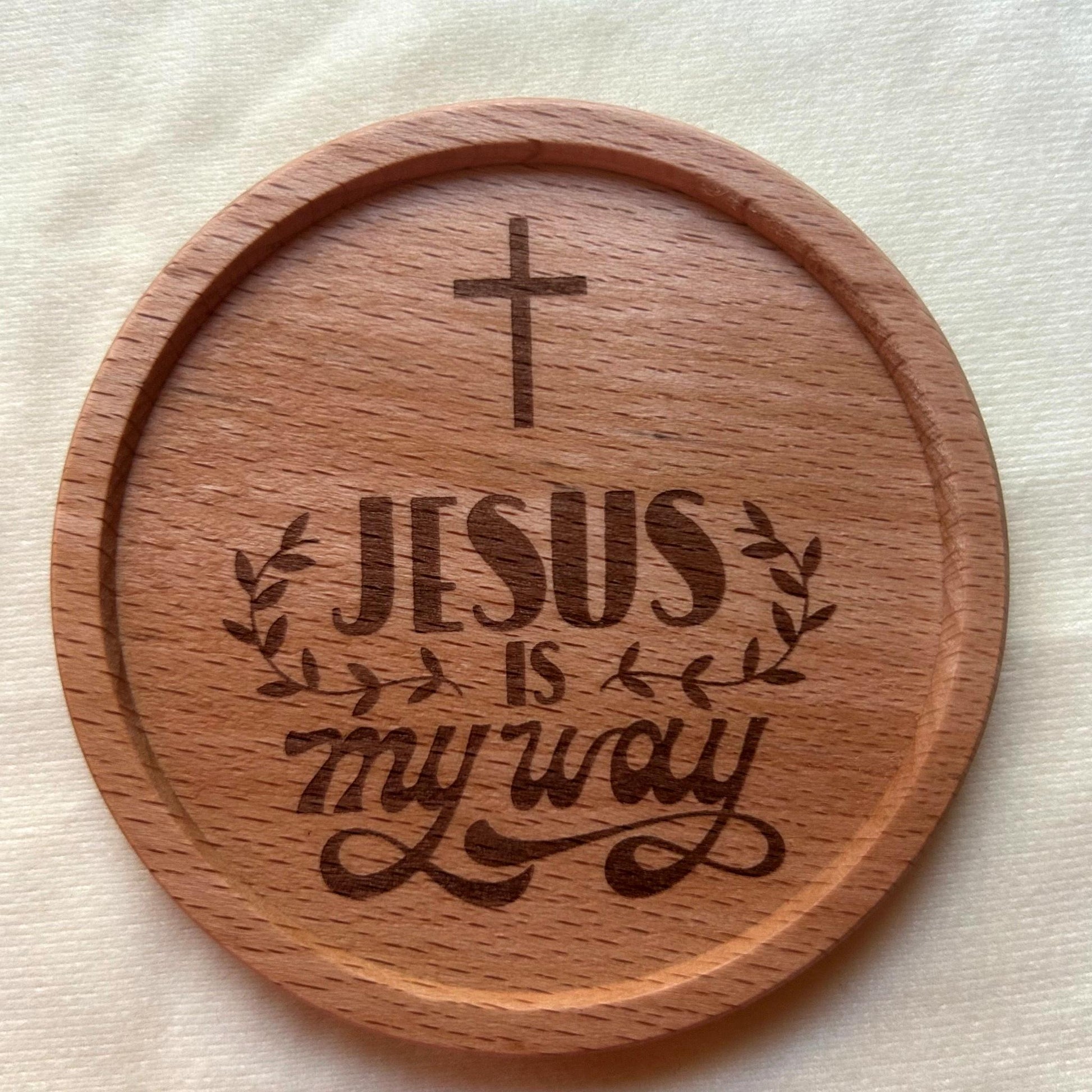Walnut Coasters Christian Gifts 