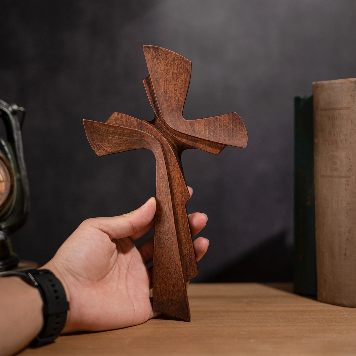 Handcrafted Solid Wood Cross – Unique Christian Home Decor & Gift