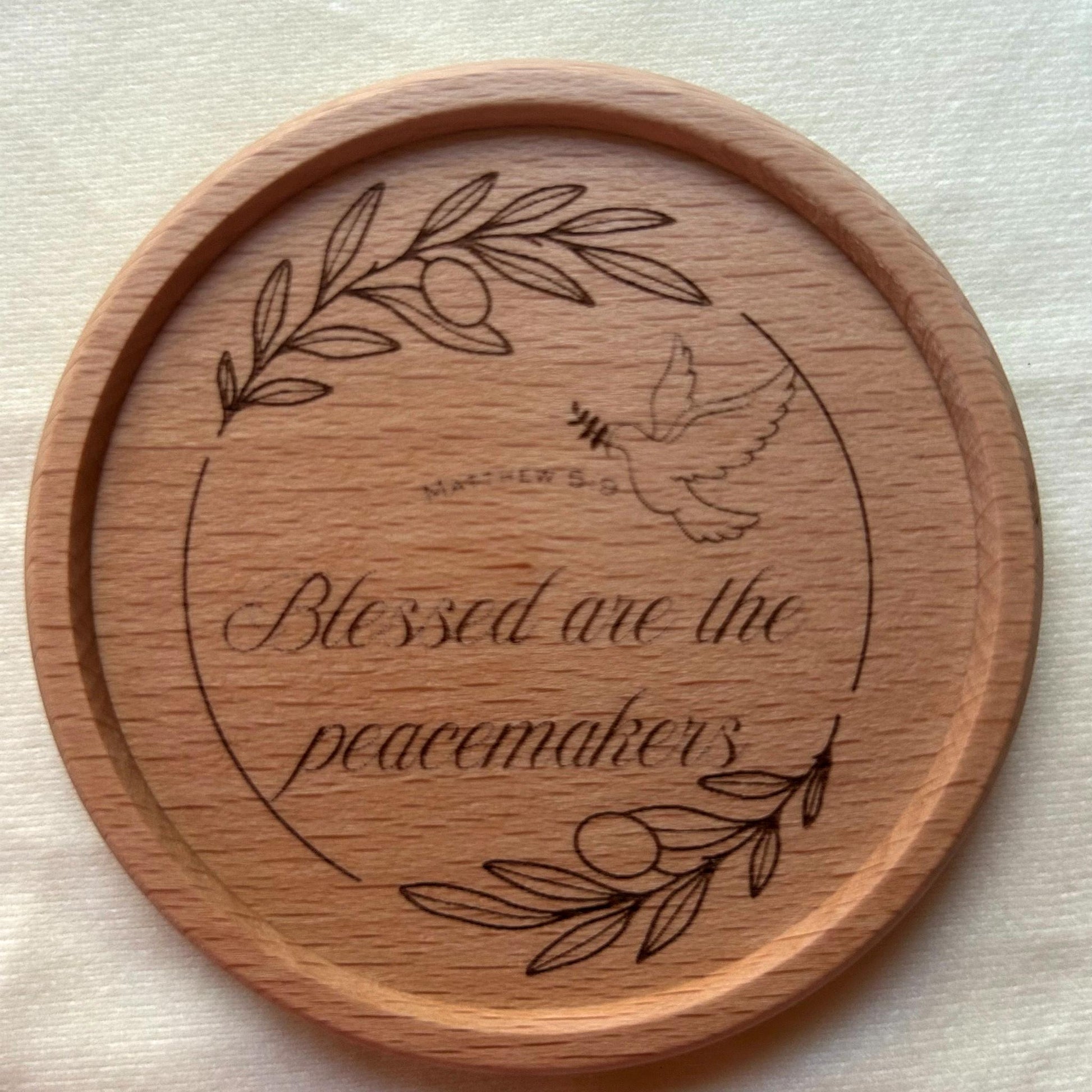 Walnut Coasters Christian Gifts 