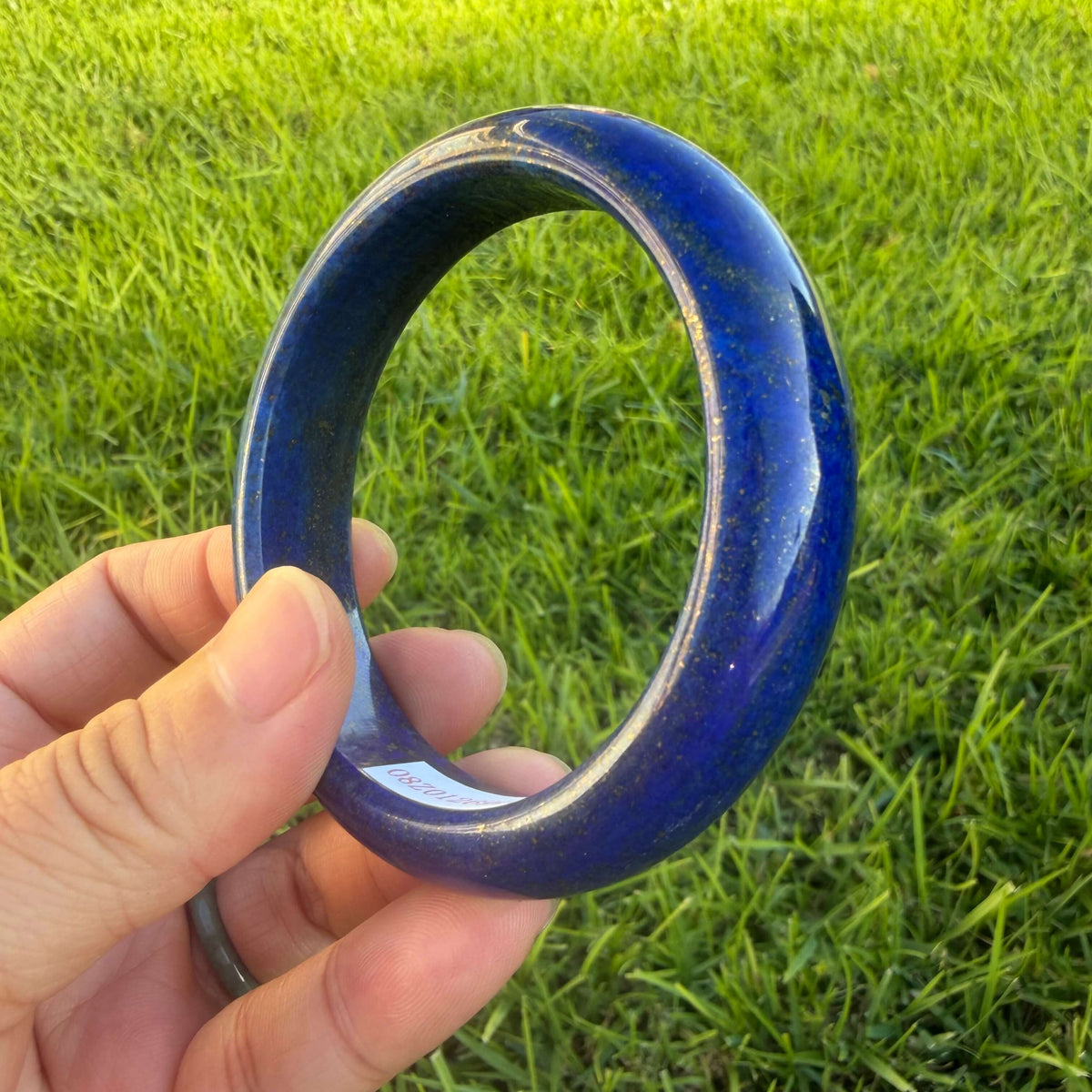 Natural Lapis Lazuli Bangle