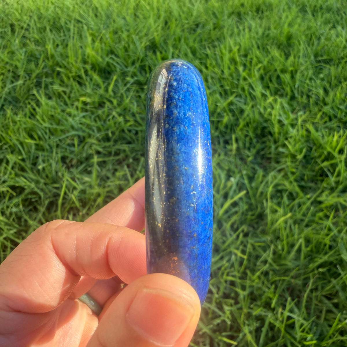 Natural Lapis Lazuli Bangle