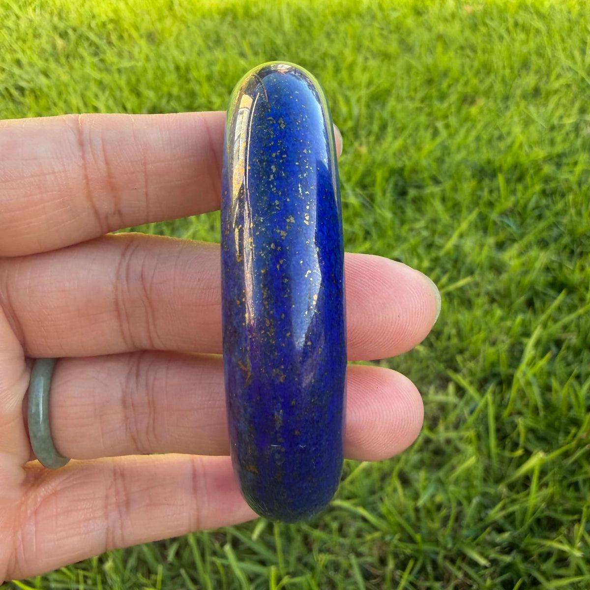 Natural Lapis Lazuli Bangle
