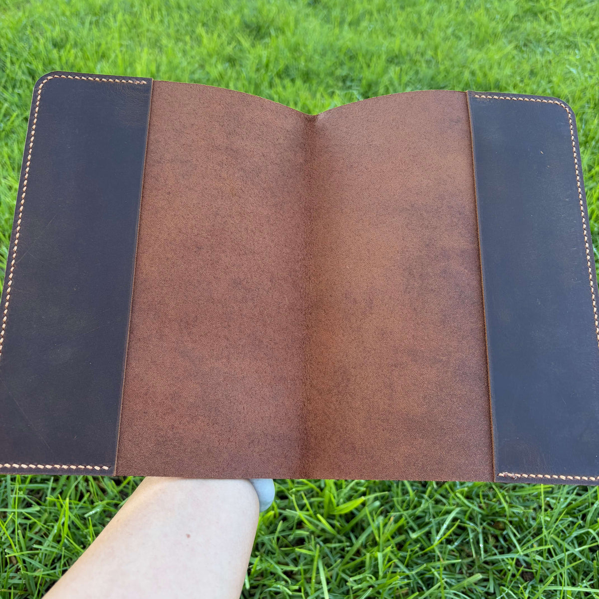 Personalized leather Bible cover interior